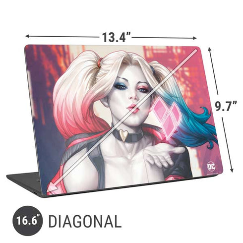 DC Comics Harley Quinn Rebirth Cover #1 Legacy Color Variant Art by Art Germ Universal Laptop 16.6in (13.4 x 9.7in) Skin